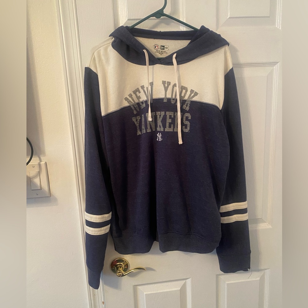 New Era Blue and White New York Yankees Hoodie